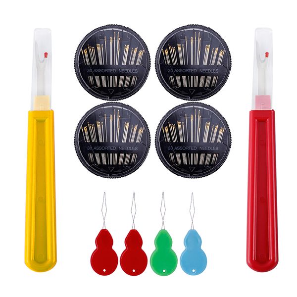 

embroidery accessories tool set - embroidery , threader, seam ripper, Black