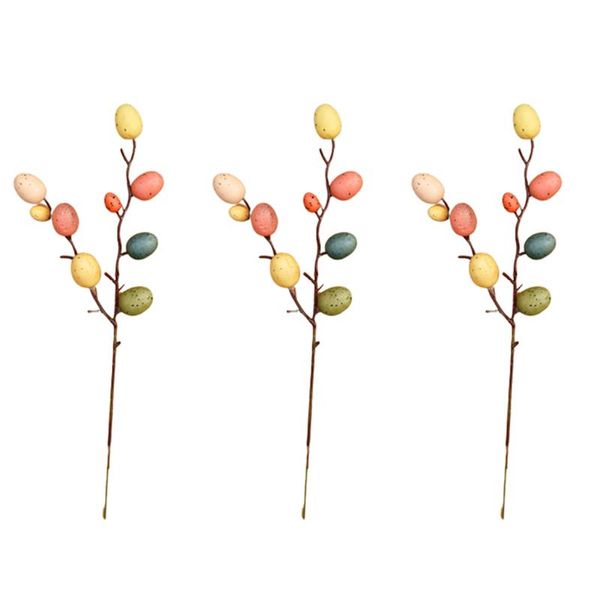 

3/6 branches easter egg decorations stylish flower arrangement decor easter egg tree decor branch adornment for home living room