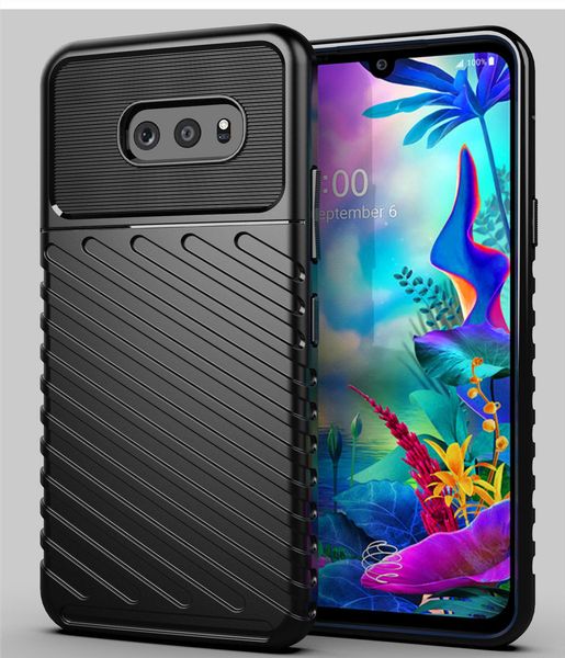 

soft tpu durable phone case [support wireless charging] for lg k50s v50s thinq g8x thinq full body protection shockproof cover
