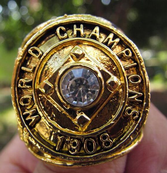 1908 Cubs World Baseball Team Champions Championship anello souvenir uomini fan regalo 2024 trasporto di goccia all'ingrosso