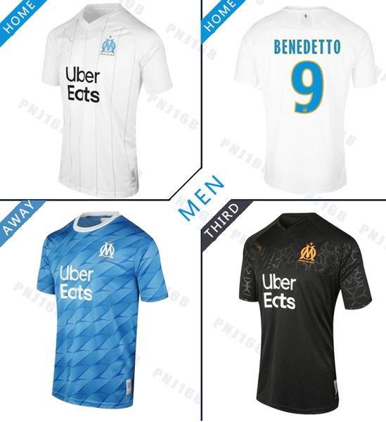

2019 om marseille olympique de marseille soccer jersey maillot de foot payet anguissa gomis jerseys 19 20 marseille shirts, Black;yellow