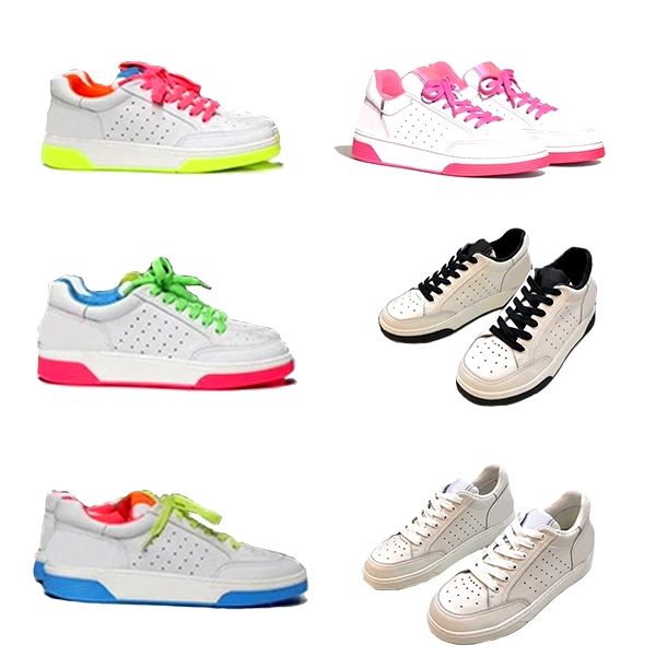 

women genuine leather flat shoes platform sneaker white black lady colorful lace-up eric koston casual shoes eu35-40