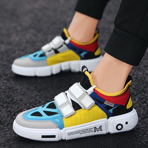 

2019 summer, shoes, men, sports, leisure, board shoes, air permeability, height, transportation, quality assurance, Black