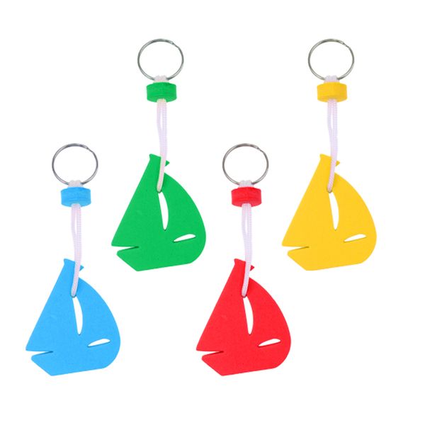 

4pcs key ring floating boat keyring float key marine sailing canoeing rafting dinghy water sports keychain