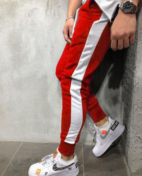 

люди вскользь спорт sweatpants весна осень мода карандаш брюки hombres pantalones, Black