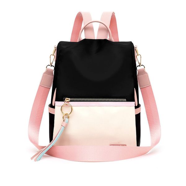 

backpacks candy color waterproof school bags for teenagers girls patchwork backpack new 2020 female mochila