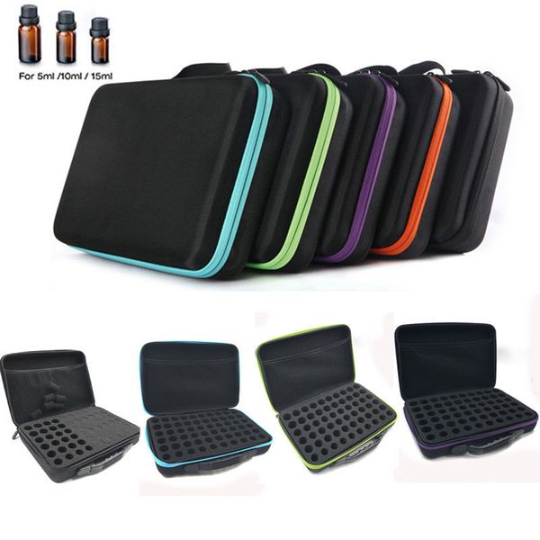 

60 bottle essential oil carry case 10ml15ml holder storage aromatherapy hand bag