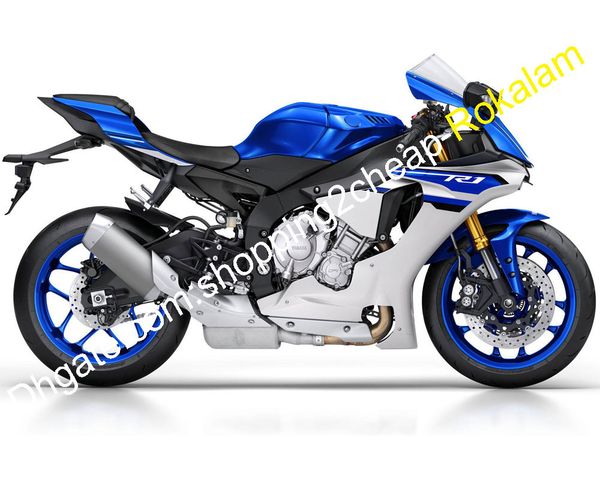 

cowling for yamaha yzf-r1 yzf 1000 2015 2016 2017 2018 2019 yzfr1 yzf r1 blue motorbike bodywork fairing aftermarket kit (injection molding)