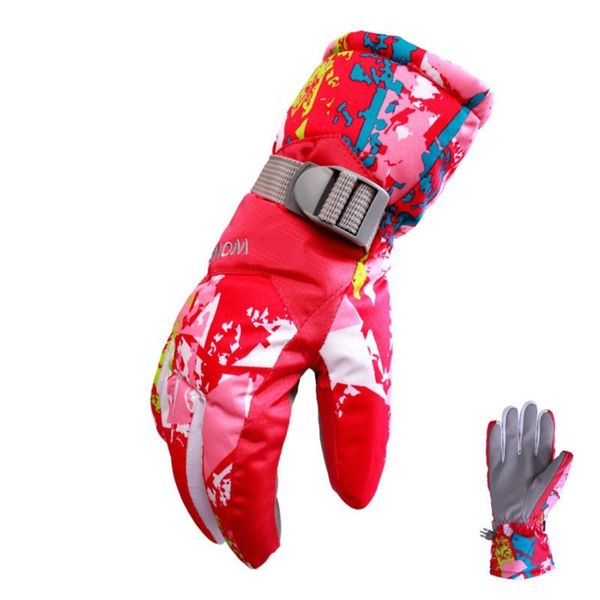 

adults ski gloves men/women windproof waterproof snowmobile snowboard thicken gloves snow sport handwear winter skiing
