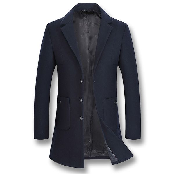 

men winter autumn woolen coat jackets hombre male casual fashion slim fit large size jackets men, Black;brown