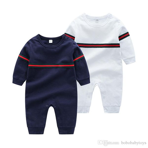 

6 styles newborn pure cotton baby climbing clothes for boys and girls long sleeve pajamas open gear spring and autumn 0-24 months baby b188, Blue