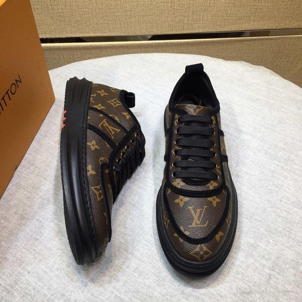 

r4 fashion luxury casual men shoes suitable for lazy driver sets of feet comfortable and breathable original box packaging, Black