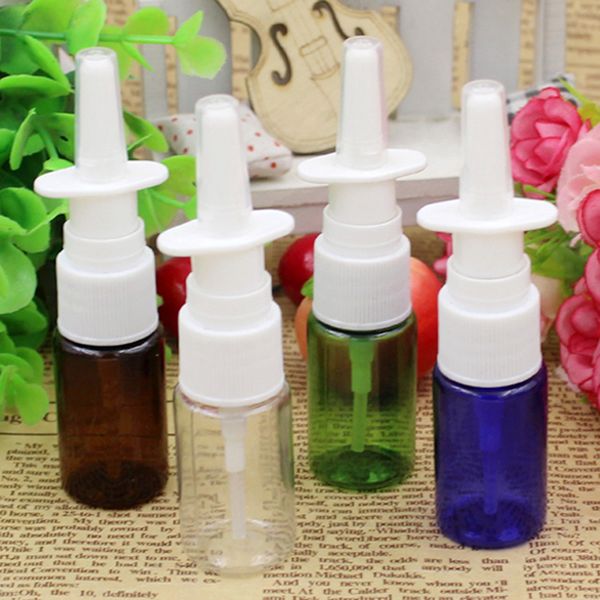 

10ml empty plastic nasal spray pumps bottle mini 10cc nasal atomizers 1/3oz spray applicators rra2365