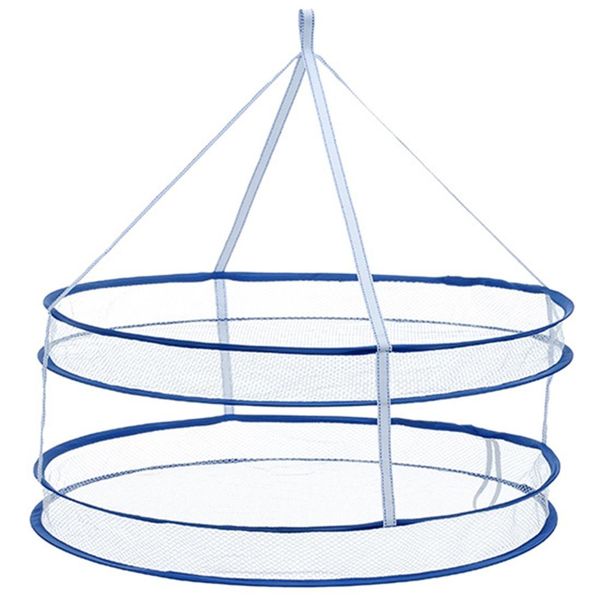 

folding drying rack to hang clothes laundry on washing mesh wire nylon mesh