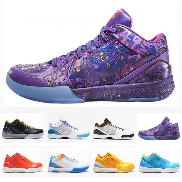 

Непобедимый Zoom Кобе 4 Protro Carpe Diem ZK4 Мужская баскетбольная обувь