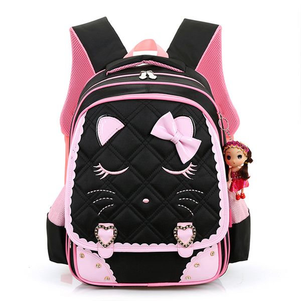 

2020 girls school bags children backpack primary bookbag orthopedic princess schoolbags mochila infantil sac a dos enfant