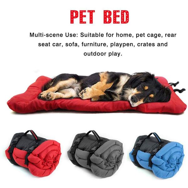 

2pcs portable pet dog pad outdoor large pet bed for small medium large dogs
