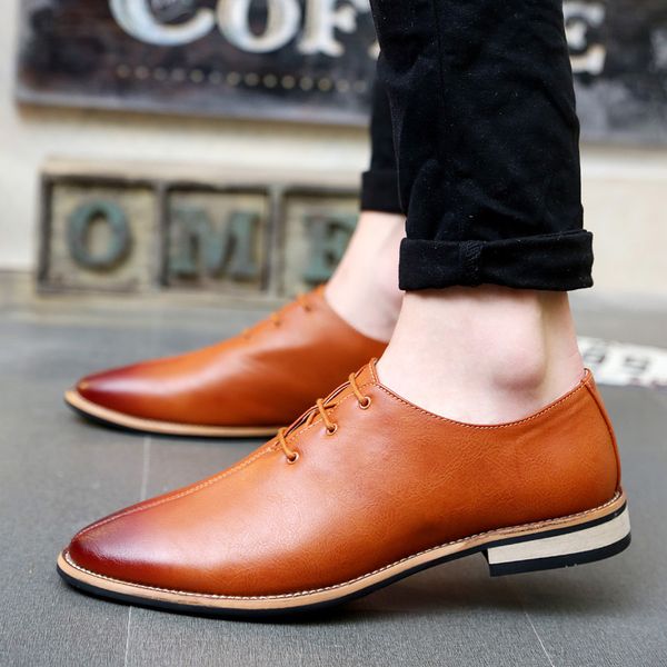 

heinrich men loafers leather shoes man fashion oxford shoes for men mocacines hombre slip-on heren schoenen leer, Black