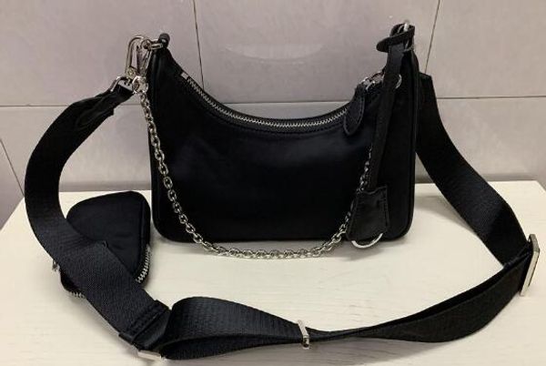 

2020 sale 2 piece set bags women crossbody bag genuine nylon handbags purses lady tote bags coin purse 2pcs
