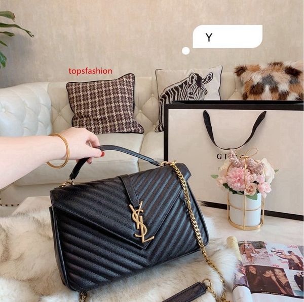 

luxury leather chain crossbody shoulder bag and womens handbag messenger leather chain clutch quality guarantee - 0903
