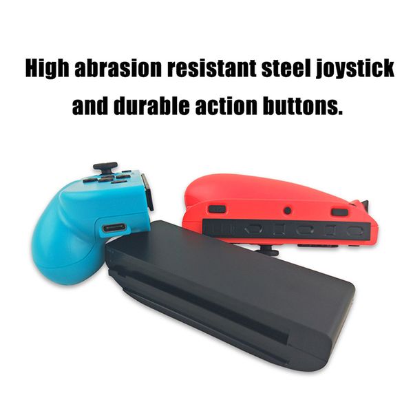 

replacement left right joycon gamepad joystick fit bluetooth handle slideway charging function for nintend switch ns consoller