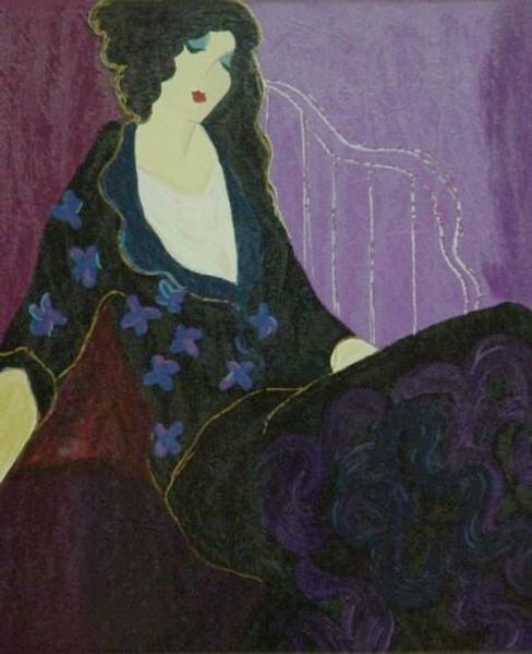 

itzchak tarkay nouvelles фигурация главная произведения искусства современный портрет сеньоры ручной работы картины маслом на холсте вогнута