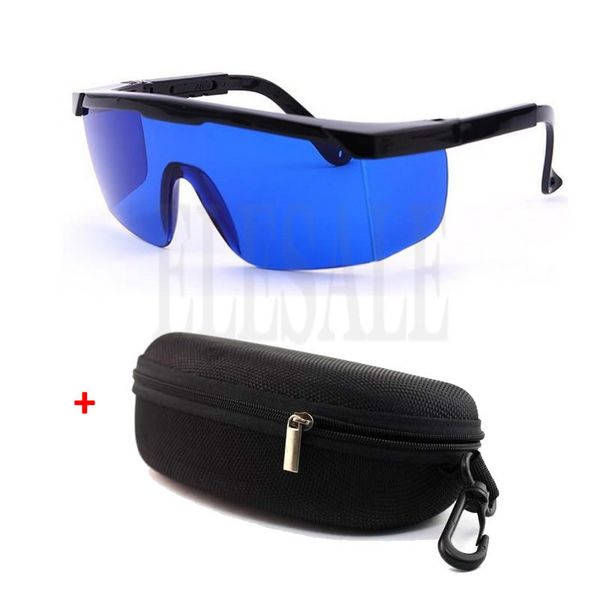 

лазерная защита глаз защитные очки голубой объектив для предотвращения красный и уф-лазеров с кейсе 590-690nm / 635nm / 650nm