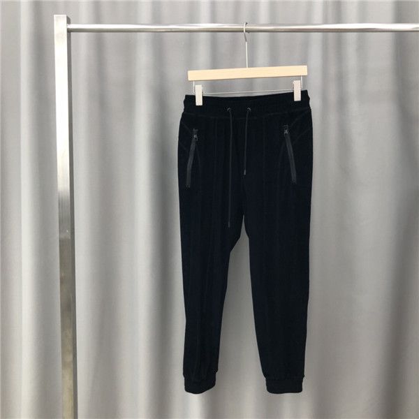 

new luxurious paris brand design  long pants terry trousers all-match fashion dark hip-hop high streetwear cool sports ourdoor v trousers, Brown;gray