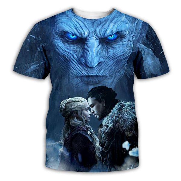 

2020 моды метанию роскоши mens конструктора футболка майка tshirt игра права 3d напечатана одежда с коротким рукавом футболка мужской одежды, White;black
