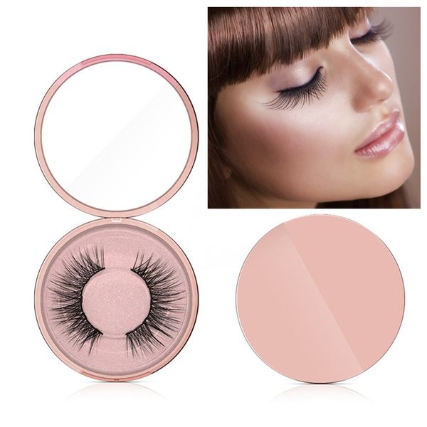 

double layer 2 pairs natural soft false eyelashes extension magnetic false eyelashes & magnetic eyeliner 5 magnets with tweezers