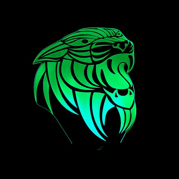 

2018 foreign trade large meatball 3d lamp colorful gradual change small night-light led touch gift lamp 3d vision three-dimensional lamp