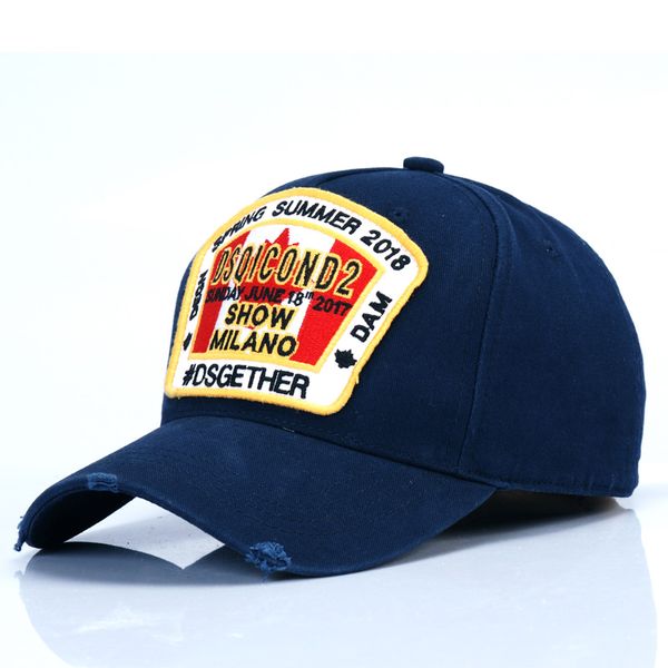 

new designer hats caps men casquette de luxe snapback icon baseball cap d2 gorra golf ball caps sunhat, Blue;gray