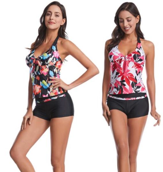 

beach high waist bikini suit large big plus women one piece decors matching leopard print bikinis sets swimwear swimsuit