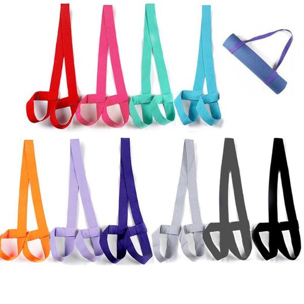 

yoga mat sling transporter shoulder strap belt stretch adjustable exercise
