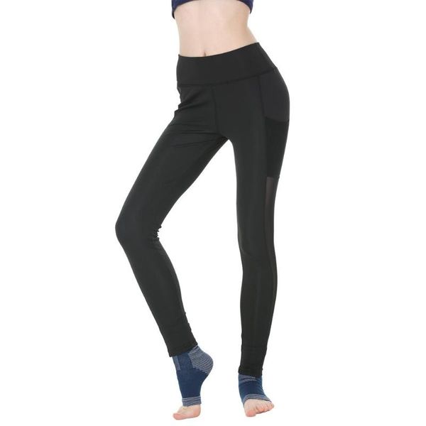 

female stitching yoga pants ladies high waist slim fit skinny hip lifting leggings women breathable trousers ankle support, White;red
