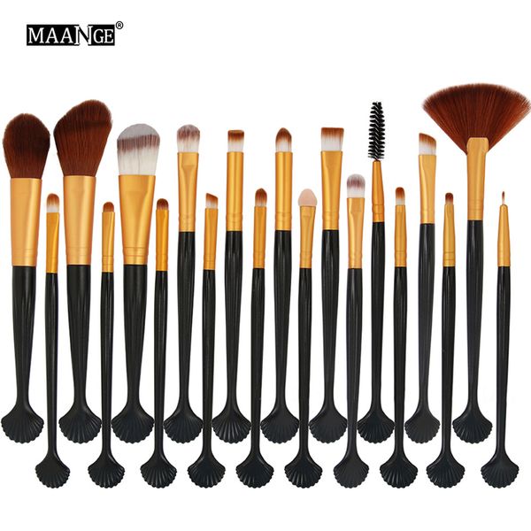 

2019 new maange 20pc co metic makeup bru he et powder foundation eye hadow eyeliner lip bru h tool brand make up bru he by dhl