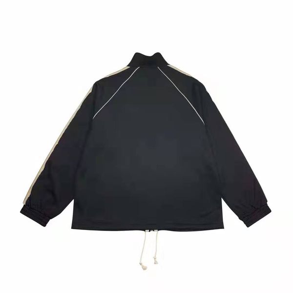 

бренд дизайнер 20ss ранняя весна прилив новый двойной лентой письмо g сторона флуоресцентный шить повседневная спортивная куртка, Black;brown