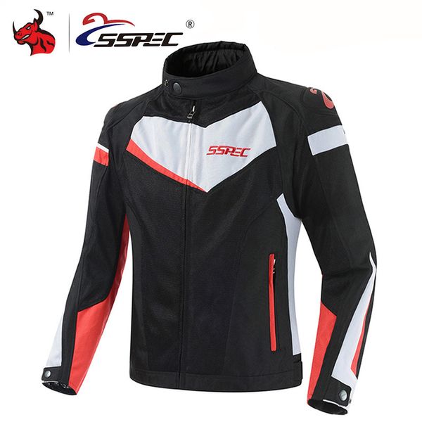 

sspec motorcycle jacket men moto motorbike riding jacket windproof body armor motorcycle moto protection for 4 season