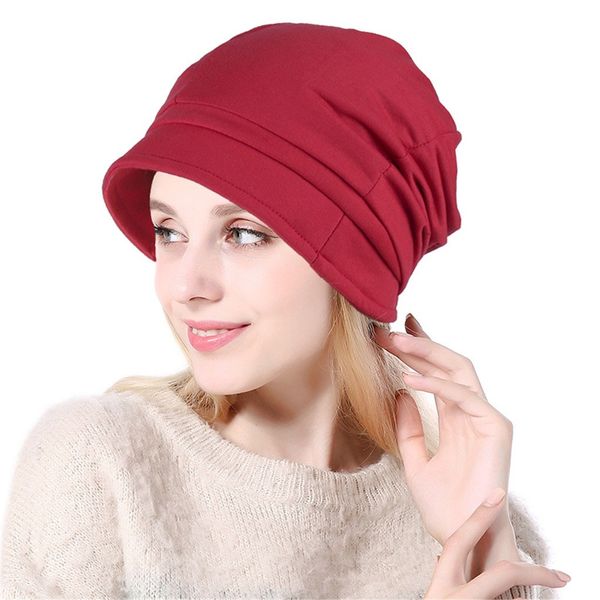 

зимние шапки для женщин шапочка мужчины skullies капоты индия мусульманский стрейч тюрбан шляпа вязание выпадение волос головной платок обер, Blue;gray