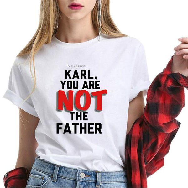 

горячий карл женщин печати дизайнер tshirts лагерфельд summer letters o-образным вырезом с коротким рукавом женские casual tees, White