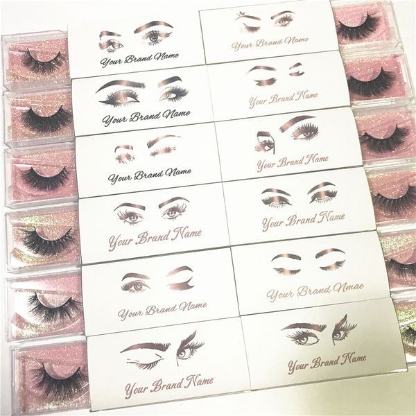 

Лучший дизайн логотипа накладных ресниц для индивидуальной наклейки (использует