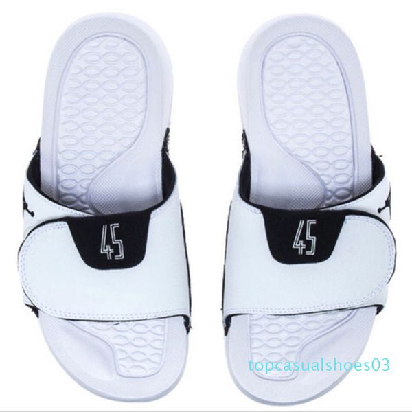 

jump man 11 slippers mens designer sandals womens luxury designer slipper black blue slides flip flops pantoufle trainer sneakers t03