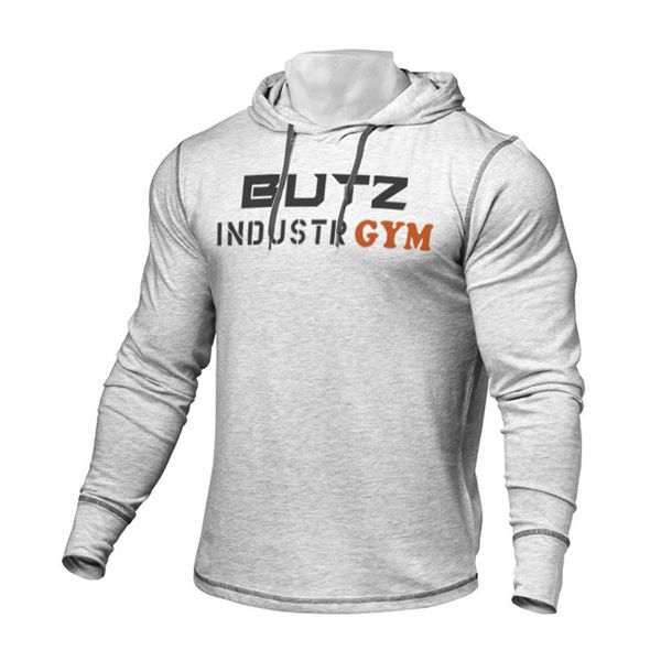 

sports sweater autumn new men's sports jacket running fitness coat men, Gray;blue