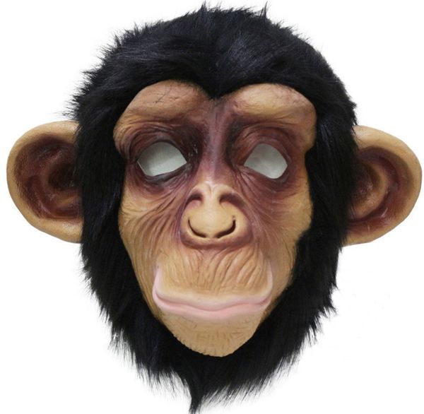 

halloween chimp mask monkey chimpanzee animal anime full overhead mask fun face furry