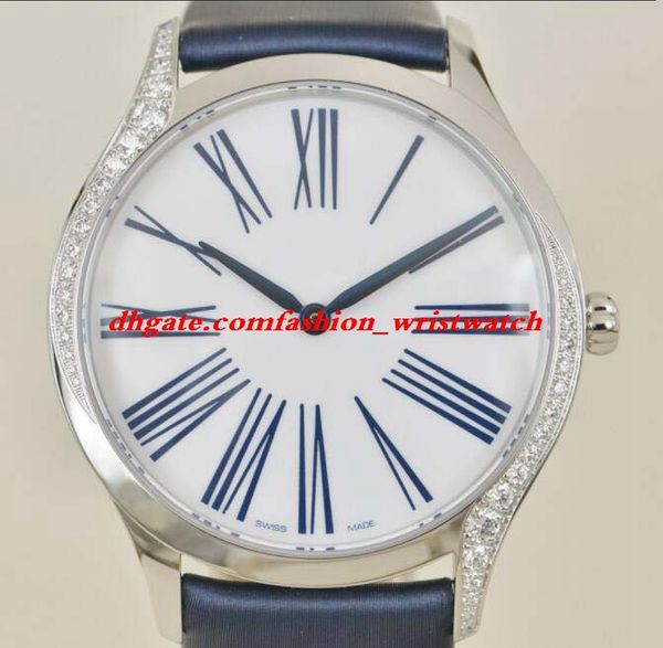 

luxury watch mens de ville tresor quartz 36mm 428.17.36.60.04.001 - unworn fashion men's watches wristwatch, Slivery;brown