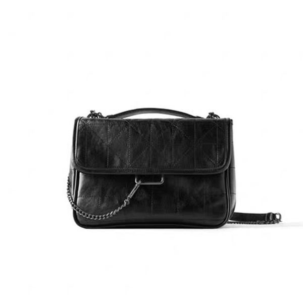 

плечо диагональ женщины к 2020 году новые цепи мешок черный рок сумка мода шао линг женщин