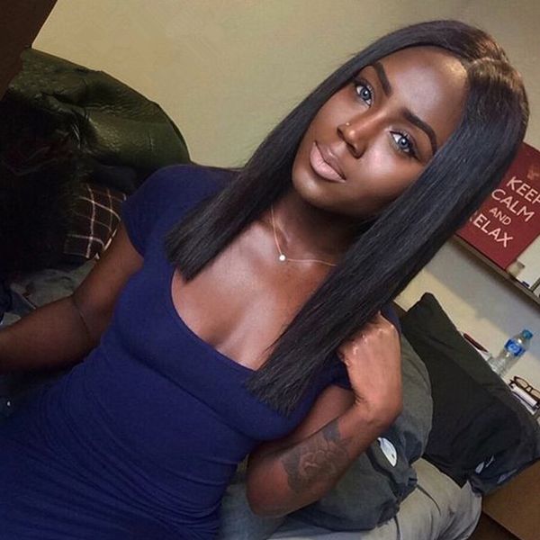 

синтетический парик короткие длинные волнистые синтетические парики для женщин прямой полный черный парик с челкой для женщин мода mapofbeau, Brown