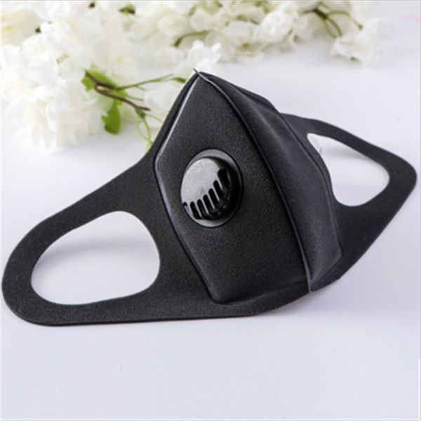 

wholesale three-dimensional sponge dustproof anti-pollen breathable breathing valve mask can be washed sports warm cold mask