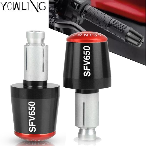 

motorcycle grips bar end for sfv650 gladius 2009 2010 2011 2012 2013 2014 2015 2016 handle handlebar plug end cap grip