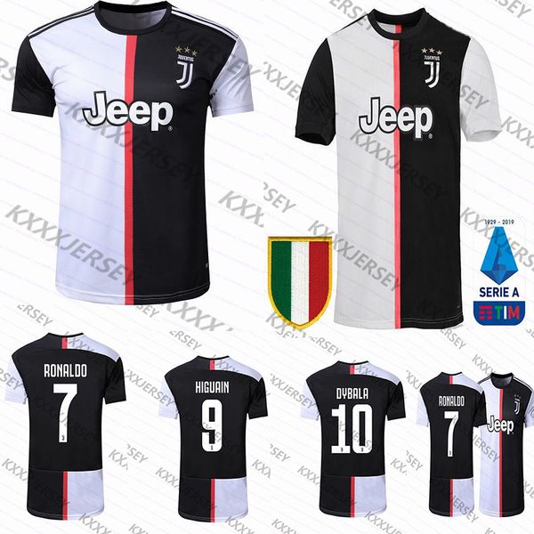 

2019 2020 ronaldo juventu occer jer ey 19 20 juve home away dybala de ligt buffon cami eta futbol cami a maillot football hirt